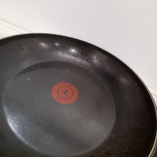 3PC T-FAL CERAMIC NON-STICK SKILLET - 8" -11" - BLACK image 4