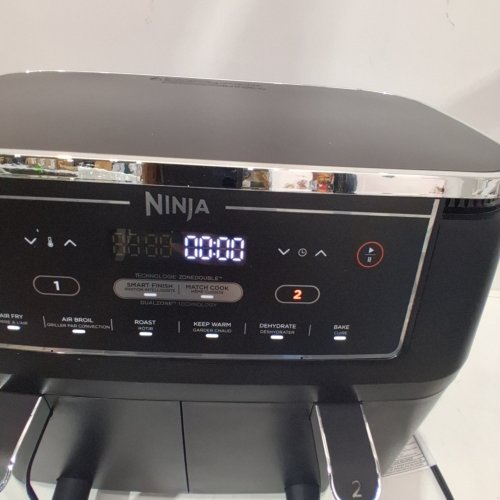 NINJA FOODI 6-IN-1 DUALZONE XL AIR FRYER, 2 INDEPENDENT BASKETS - 10QT./XL - BLACK (MODEL: DZ302C) image 2