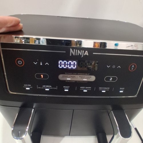 NINJA FOODI 6-IN-1 DUALZONE XL AIR FRYER, 2 INDEPENDENT BASKETS - 10QT./XL - BLACK (MODEL: DZ302C) image 3