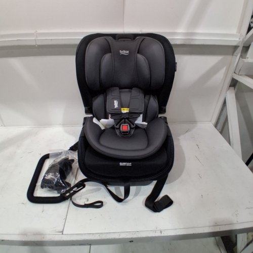 BRITAX POPLAR CLICK TIGHT CONVERTIBLE REAR &FRONT FACING CAR SEAT - 40LB REAR FACING MAX LOAD / 65LB FRONT FACING MAX LOAD - STONE ONYX/BLACK (MODEL: E1C973M) image 4