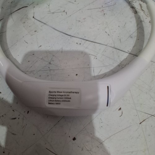 PORTABLE HANGING ADJUSTABEL AROMATHERAPY NECK FAN WITH LED LIGHTS - 5V - WHITE (MODEL : 00791797723257) image 3