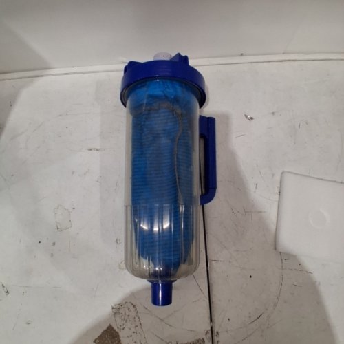 POOL VACUUM LEAF CATCHER CANISTER WITH MESH BAG -LARGE CAPACITY - blue (MODEL: W530) image 2