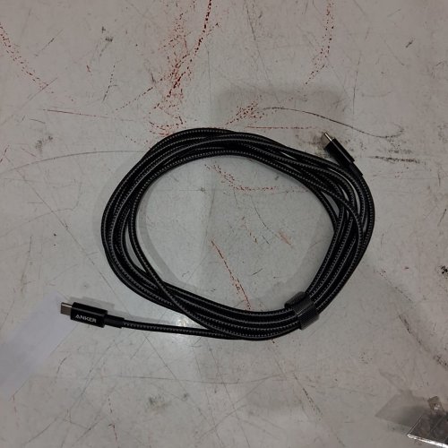 ANKER SERIES 3 BRAIDED NYLON USB-C TO USB-C CONNECTOR CABLE - 10FT - BLACK image 2
