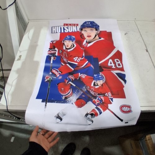 NHL MONTREAL CANADIAN LANE HUDSON POSTER- 36" X 22" - MULTICOLOUR image 2