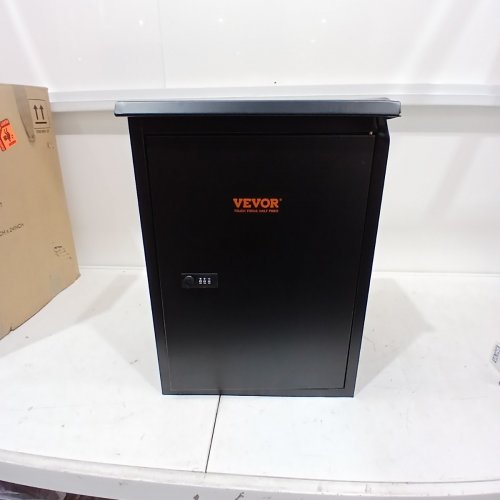 PARCEL MAILBOX WITH NUMBER LOCK AND WEATHER PROOF - 15.35" X 10.63" X 20.55" - BLACK (MODEL- BLE20230103001) image 2