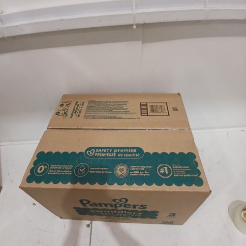 168PK PAMPERS SWADDLERS DISPOSABLE DIAPERS - SIZE 3 (13-26LBS) image 3