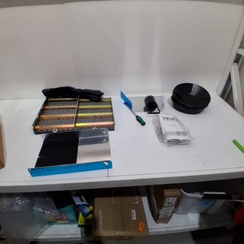 VEVOR GOLD PANNING KIT WITH SLUICE BOX, 50" ALUMINUM GOLD MINING & PROSPECTING KIT WITH GOLD PAN, CLASSIFIER SCREEN, SEPARATING MAGNET, DRAWSTRING BACKPACK AND ACCESSORIES - (MODEL: SL-50T) image 2