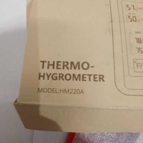 HABOR THERMO-HYGROMETER - WHITE (MODEL: HM220A) image 2