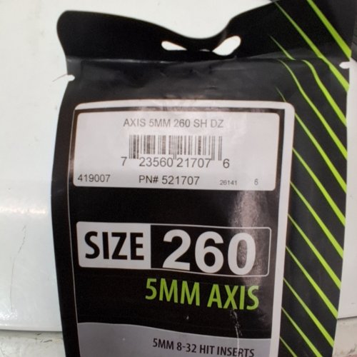 12PK EASTON AXIS 260 ARROW SHAFTS - 5MM/34.75" - GREY/GREEN image 2