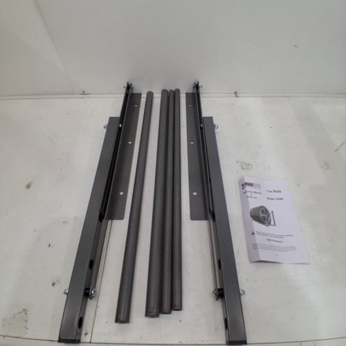 MAXXHAUL 70489 - 300LB CAPACITY FOLDABLE AND ADJUSTABLE WALL MOUNT TIRE RACK image 2