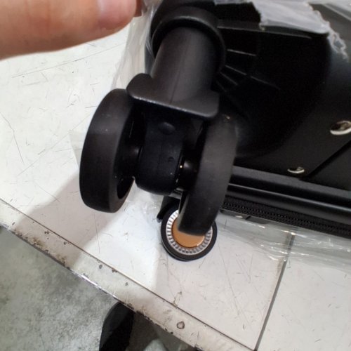 JOYWAY CARRY-ON LUGGAGE WITH METAL CORNER PROTECTORS, TSA LOCK, AND SPINNER WHEELS - 20" - BLACK (MODEL: TR019-20) image 3
