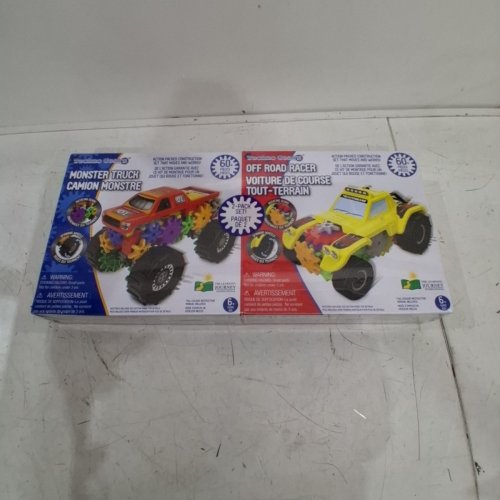 2PK TECHNO GEARS ROTATING GEAR VEHICLE SET - 60+PC PER SET - MONSTER TRUCK/OFF ROAD RACER (MODEL: 2127555) image 2