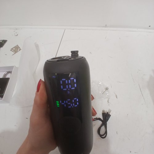 WOOWIND TIRE PORTABLE MINI AIR COMPRESSOR - FOR CAR, BIKE - 150 PSI, AUTO AHUT-OFF - BLACK (MODEL: LP1) image 2