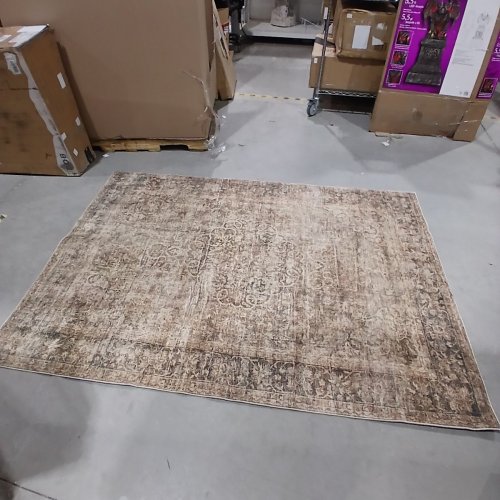 HELLOTREE VINTAGE STYLE AREA RUG - 5FT X 7FT - BROWN image 2