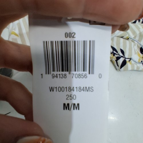 SHORT SLEEVE FLORAL DRESS - MEDIUM - CREAM, BLACK AND YELLOW image 3