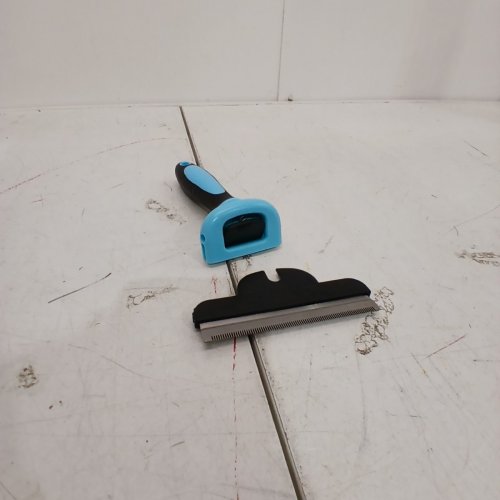 PET NEAT PET GROOMING BRUSH FOR DESHEDING UNDER COAT - BLUE / BLACK image 3