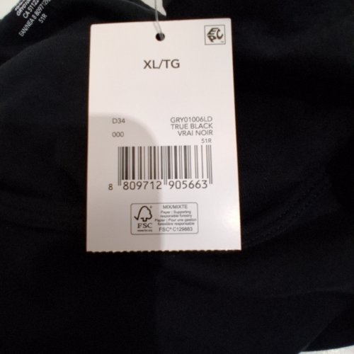 WOMEN'S GEORGE BASIC SCOOP NECK TANK - EXTRA LARGE - BLACK (STYLE: GRY01006LD) image 2