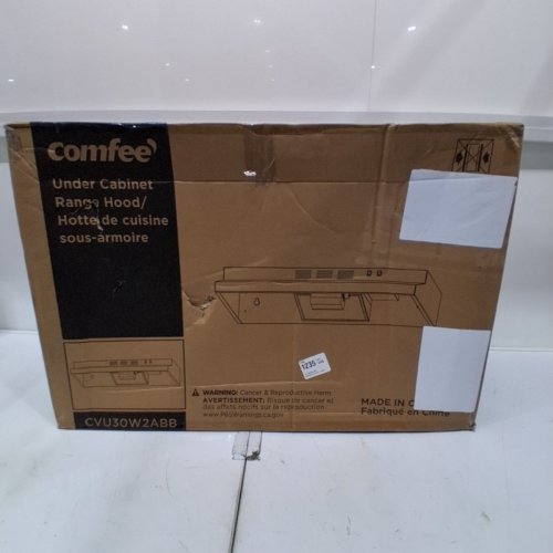 COMFEE SLIM DUCTLESS UNDER CABINET RANGE HOOD - 30" -BLACK (MODEL:CVU30W2ABB) image 6