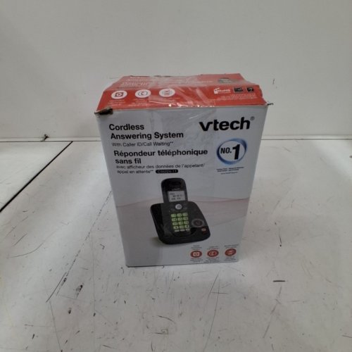 VTECH DECT 6.0 CORDLESS PHONE CALL ANSWERING SYSTEM WITH CALLER ID/CALL WAITING - BLACK (MODEL: CS6224-11) image 4