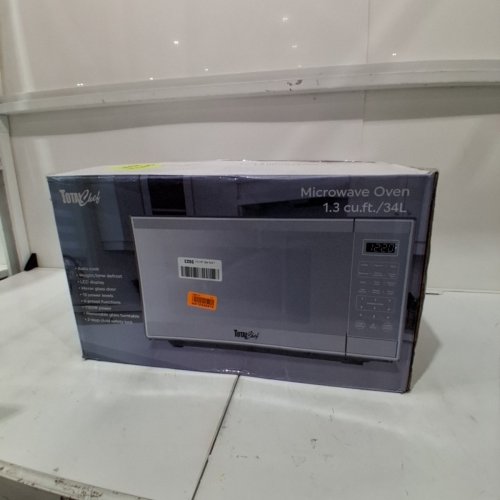 TOTAL CHEF COMPACT COUNTERTOP MICROWAVE OVEN - 1.3 CU. FT - 1100W - STAINLESS STEEL (MODEL: TCMO-1.3-SS) image 7