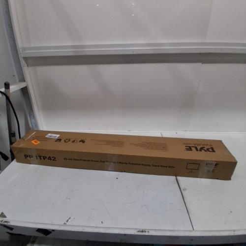 PYLE EASY FOLD-OUT AND ROLL-UP PROJECTION DISPLAY WITH TRIPOD STAND - 40" - WHITE/BLACK (MODEL: PRJTP42) image 3