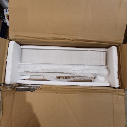 BRAFAB FULTED BUFFET CABINET WITH STORAGE - 25.5" X 30.8" X 15.8" - WHITE (MODEL: WXX-03-14K) image 3
