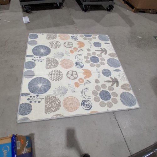 ROMRO FOLDING FOAM PLAY MAT - 70" X 78" - CARS/BIRDS image 2