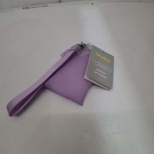HEYDAY WRISTLET WALLET WITH TRANSLUCENT SCREEN - FITS MOST CARDS - PURPLE image 2
