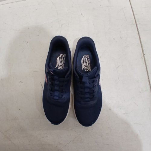WOMEN'S SKECHERS HANDS FREE SWIFT FIT SLIP ON SNEAKERS - 8 - NAVY BLUE (STYLE: 179326CS / 2566408) image 4