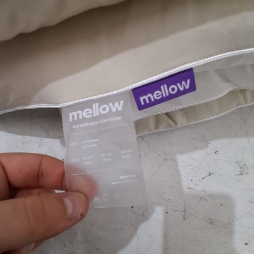 MELLOW MARSHMELLOW COMFORTER BLANKET - KING - WHITE image 3