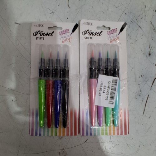 2(4PK) BRUSH PENS - ASSORTED COLORS image 2