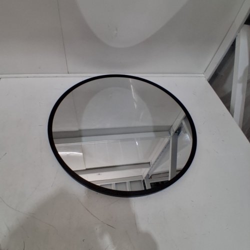 HARRITPURE ROUND BATHROOM MIRROR - 20" - BLACK-(MODEL:MODERN) image 2