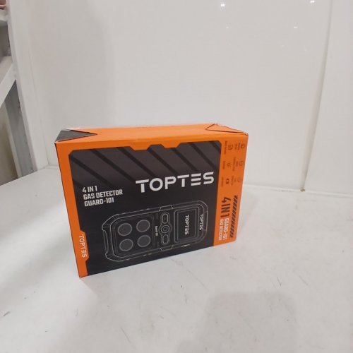 TOPTES GAS DETECTOR WITH VIBRATION VISUAL AND AUDIBLE ALARMS FOR 4 GAS H2S/CO/LEL/O2 - ORANGE (MODEL: ‎GUARD-101) image 4