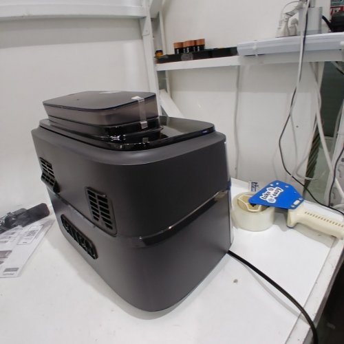 PHILIPS 5000 SERIES DUAL-BASKET AIRFRYER WITH STEAM, 9L CAPACITY - GREY - (MODEL:NA555/00) image 7