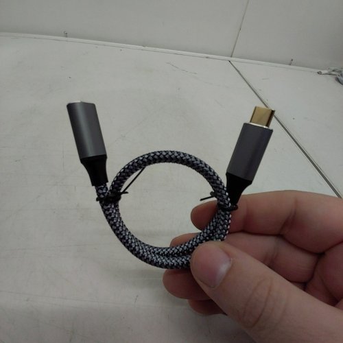 CLEEFUN BRAIDED USB-C EXTENSION CABLE - GREY image 2