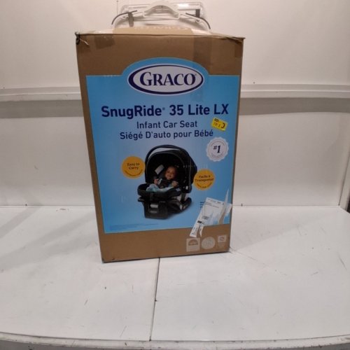 GRACO SNUGRIDE SNUGLOCK 35 DLX INFANT CAR SEAT - BLACK (M#:2143032) image 8