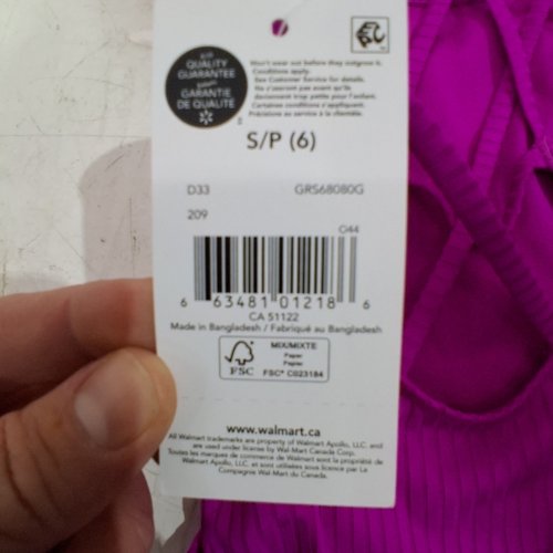 GIRL'S GEORGE STRAPPY ONE-PIECE SWIMSUIT - SMALL - PURPLE (STYLE: 3R5852) image 2