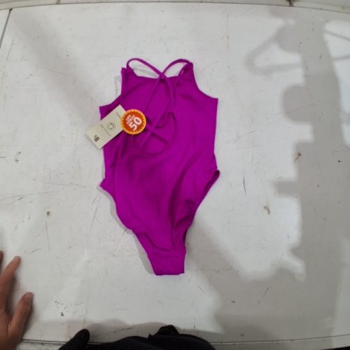 GIRL'S GEORGE STRAPPY ONE-PIECE SWIMSUIT - SMALL - PURPLE (STYLE: 3R5852) image 3
