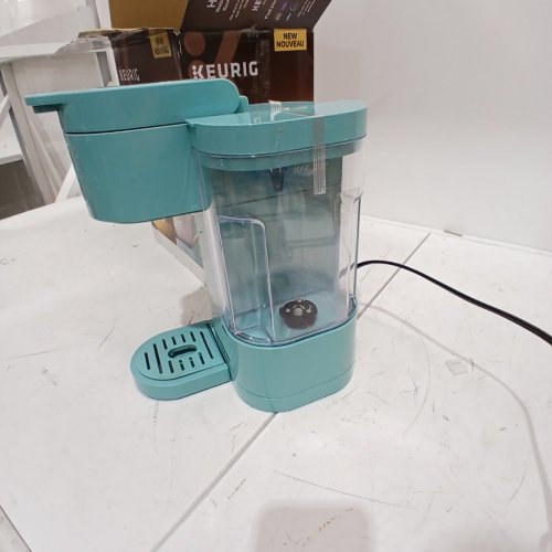 KEURIG SINGLE SERVE COFFEE MAKER - 177 ML, 237 ML, 296 ML CUP SIZES; 0.89 L RESERVOIR - SEAFOAM GREEN (STYLE: K-EXPRESS ESSENTIALS) image 4