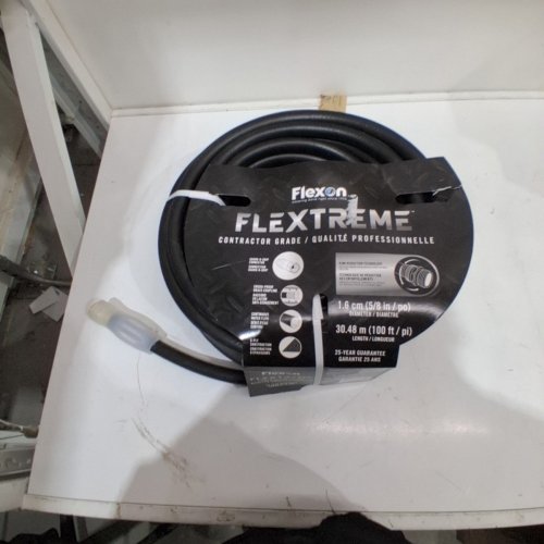 FLEXON FLEXTREME CONTRACTOR GRADE HOSE WITH GUARD & GRIP - 5/8" X 100FT - BLACK (MODEL: 1765024) image 2
