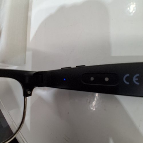 BOOABEI SMART AI GLASSES WITH 8MP CAMERA, 4K RECORDING, AND PHOTOCHROMIC LENSES - 150MM FRAME - BLACK (MODEL: W630) image 2