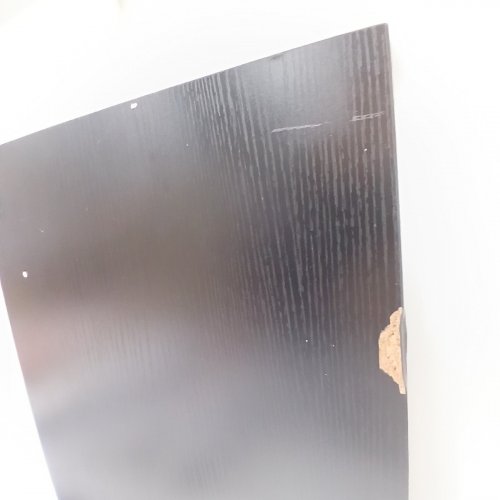 C-SHAPED END TABLE - 25" X 16" X 12" - EBONY BLACK (MODEL: CZ-155) image 4