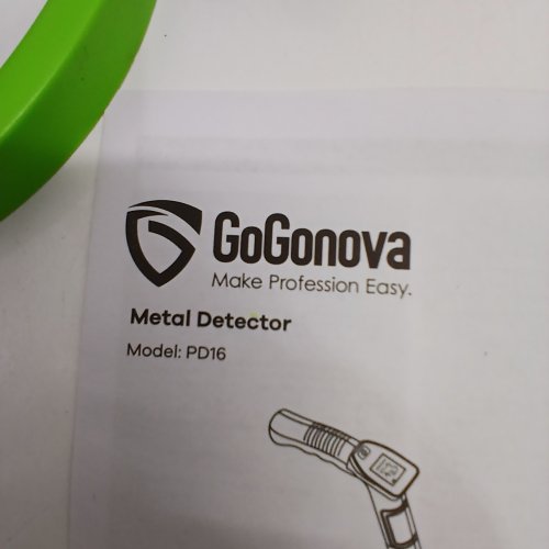 GOGONOVA LIGHTWEIGHT ADJUSTABLE BEGINNER METAL DETECTOR - 27.5” - 37.8”- GREEN /BLACK (MODEL: PD16) image 2