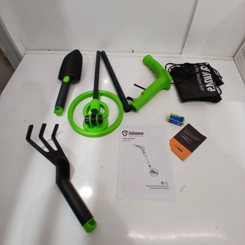 GOGONOVA LIGHTWEIGHT ADJUSTABLE BEGINNER METAL DETECTOR - 27.5” - 37.8”- GREEN /BLACK (MODEL: PD16) image 3