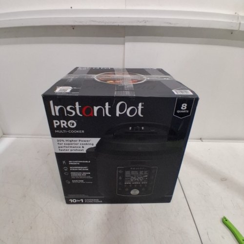 INSTANT POT PRO MULTI‑USE PRESSURE COOKER INCLUDES STEAMER & EXTRA SEALING RING, SAFE‑LOCK LID & OVERHEAT PROTECTION - 8QT - BLACK (MODEL: PRO 80) image 7