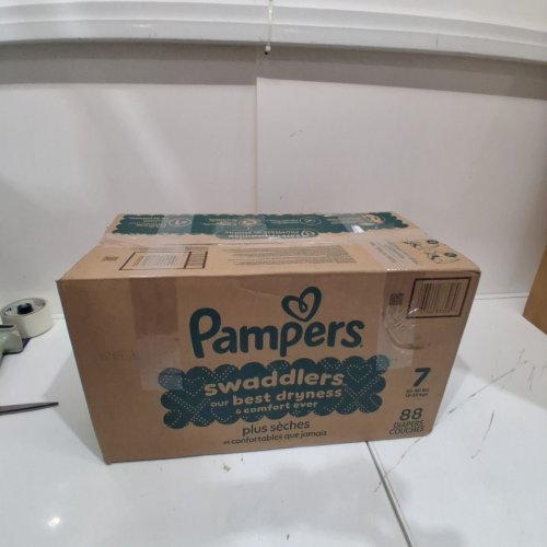 88PK PAMPERS SWADDLERS UP TO 100% LEAKPROOF BABY DIAPERS - SIZE 5 image 3