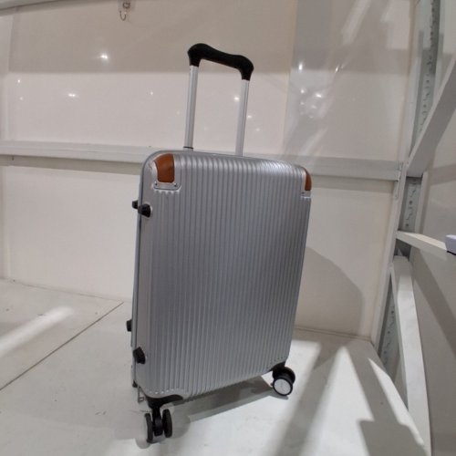 LETOME HARDSIDE SPINNER CARRY ON LUGGAGE SUITCASE WITH ALUMINUM HANDLE AND TSA LOCKS - 20" - GREY (MODEL: 1942341) image 2