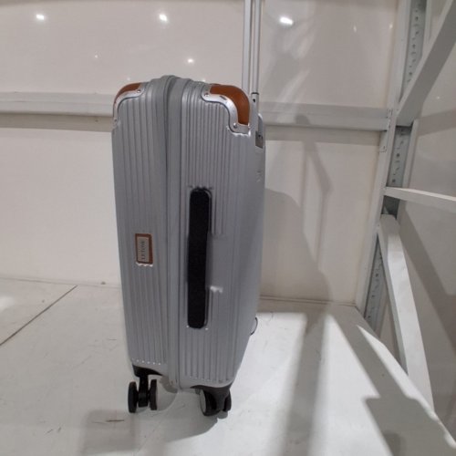 LETOME HARDSIDE SPINNER CARRY ON LUGGAGE SUITCASE WITH ALUMINUM HANDLE AND TSA LOCKS - 20" - GREY (MODEL: 1942341) image 4