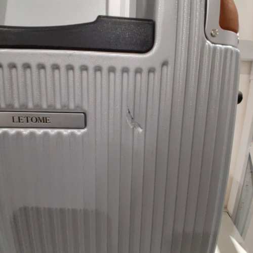 LETOME HARDSIDE SPINNER CARRY ON LUGGAGE SUITCASE WITH ALUMINUM HANDLE AND TSA LOCKS - 20" - GREY (MODEL: 1942341) image 5