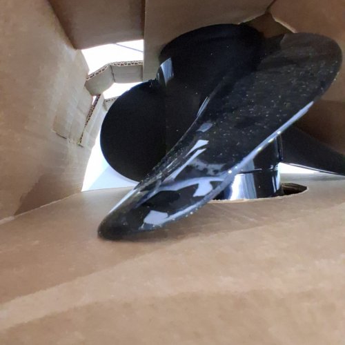 QUICKSILVER BLACK DIAMOND 3-BLADE PROPELLER, 14.25 DIAMETER X 21PITCH X 3RH - BLACK (MODEL: QA1918X) image 3